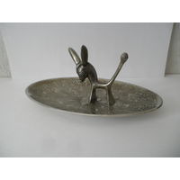 Подставка для колец, мелочи, бижутерии, Ослик, Seba.