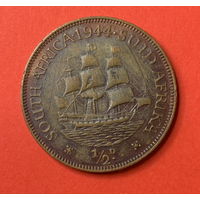 ЮАР, колония Англии, 1/2 пенса 1944г.