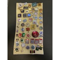 Значки спорт с рубля