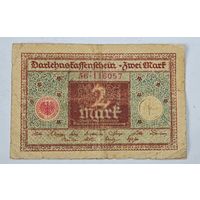 1920 год Германия 2 марки