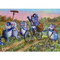 Открытка чистая 10х15 см. Художница Рина Зенюк ( 2017год )