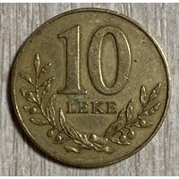Монета Албания 10 леков 1996 год.