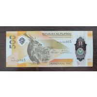 Филиппины 500 песо 2024 год P-240a полимер UNC