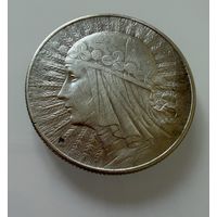 5 злотых 1933 г.  Польша.   Ядвига.  СЕРЕБРО.  2