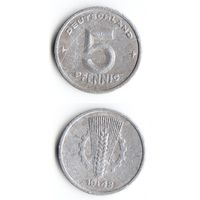 5 пфеннигов ГДР 1948 года