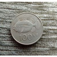 Werty71 Исландия 100 крон 1995 Рыба