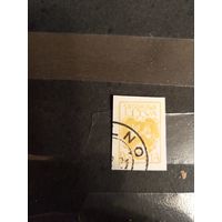 1921 Центральная Литва (Беларусь) гашеная встречается реже чистой герб (3-1)