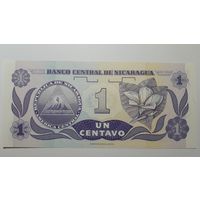 Никарагуа, 1 сентаво. Серия A/D. UNC.