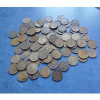 Лот монет СССР 1 копейка ранние (88шт)