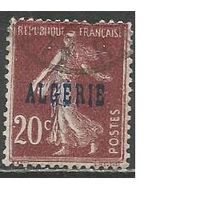 Алжир(французский). Сеятель. Надпечатка на Франции. 1924г.Mi#9.