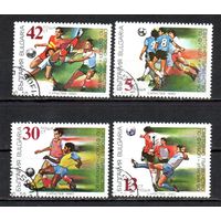 Чемпионат мира по футболу в Италии Болгария 1990 год серия из 4-х марок