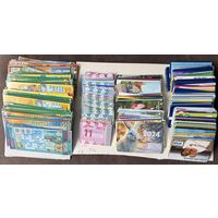 Карточки(83шт), 43 календаря, 63 проездных билета и 146 лотерейных билетов разных