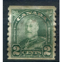 Канада - 1930/31г. - король Георг V, без перфорации: 8 1/2, зелёная, 2 с - 1 марка - MH [Mi 141 D]. #3-WB-68-A-1