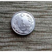 Werty71 Турция 1 маленькая лира 1987