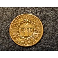 Испания 1 песета 1944