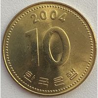 Южная Корея 10 вон 2004 г.