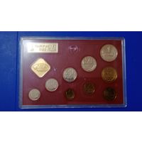 СССР банковский набор монет 1980