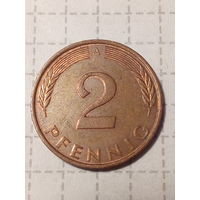 2 Пфеннига ФРГ 1995 год A