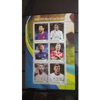 БЛОК ФУТБОЛ СПОРТ ЧЕМПИОНАТ МИРА ПО ФУТБОЛУ  MNH