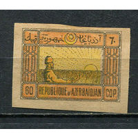 Азербайджанская Демократическая Республика - 1919 - Рабочий и Солнце 60К - [Mi.4x] - 1 марка. MH.  (Лот 3HX)-TG3P35