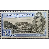 Британские колонии. Остров Вознесения, 1938-49 г. SG42d MH