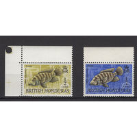 Британский Гондурас 1969** Морская фауна Рыбы SG#277-276