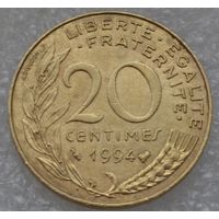 Франция, 20 сантимов 1994 г.
