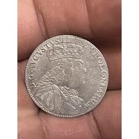 Орт 1754 Август 3 очень красивая монета! Не частый портрет! В коллекцию!