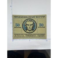 Нодгельд 50 пфеннигов Веймар. Веймарская республика - 0202