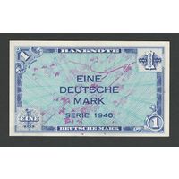 Германия ФРГ 1 марка 1948 года. Тип Р-2a. Состояние UNC