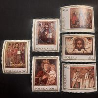Польша 1989. Иконопись. Полная серия