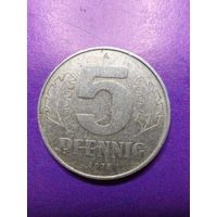 Германия ГДР 5 пфеннингов 1975 А
