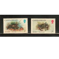 Белиз-1984(Мих.1-2) , **  , Морская  Фауна, , Раки , Крабы ,