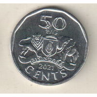 Эсватини (Свазиленд) 50 цент 2021