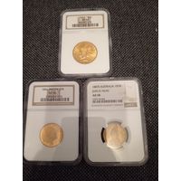 Монеты в слабах NGC