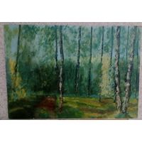Картон, масло 45х65