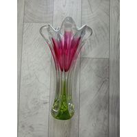 Ваза чешское стекло.