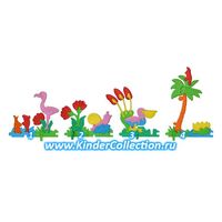 Остров. Серия пластиковх пазлов-стеночек, 1994г