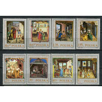 Польша - 1969 - Искусство - (незнач. пятно на клее у ном. 1,35) - [Mi. 1963-1970] - полная серия - 8 марок. MNH.  (Лот 51JE)-TG2P13