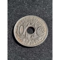 Франция 10 сантимов 1935