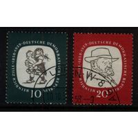 ГЕРМАНИЯ, ГДР - 1958 [Mi. 624-625] Гашеная (DDR01)