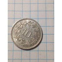 10 раппенов Швейцария 2000 год