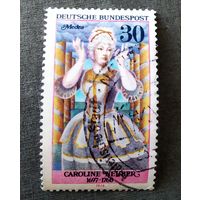 Марка Германия 1976 год Каролина Нойбер