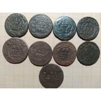 Деньга. РИ. 9 штук.