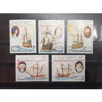 Сахара. 1990 год. Флот. Мореплаватели. Парусники (906)