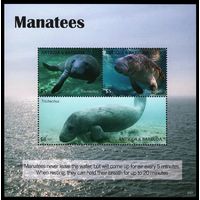 2020 Антигуа и Барбуда 5842-5844KL Морская фауна - Ламантины 14,50 евро