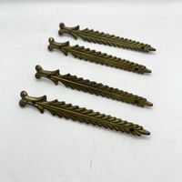 Латунные мебельные накладки, 4 шт. Италия. Арт 3466