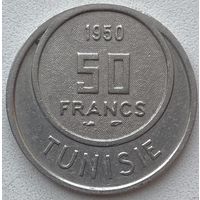 Тунис 50 франков 1950 г.