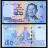 Таиланд 50 батов 2012 г. (P-119(1), UNC) Таиланд 50 бат 2012 г.
