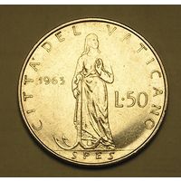 Ватикан, 50 Лир 1963 SPES